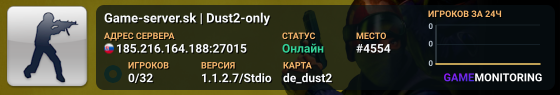 Game-server.sk | Dust2-only