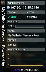 My Valheim Server - Powered by AMP