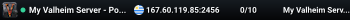 My Valheim Server - Powered by AMP