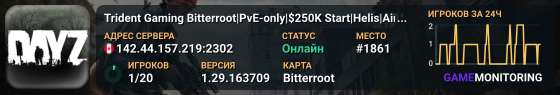 Trident Gaming Bitterroot|PvE-only|$250K Start|Helis|Airplanes