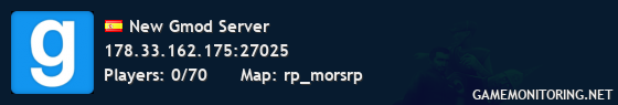 New Gmod Server