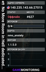 No More Room in Hell dedicated server