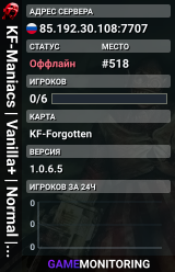 KF-Maniacs | Vanilla+ | Normal | Beta R214