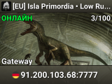 [EU] Isla Primordia • Low Rules • 1.75x • Custom Features
