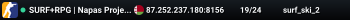 SURF+RPG | Napas Project | !ws !rank