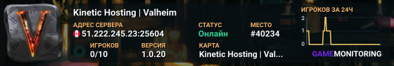 Kinetic Hosting | Valheim