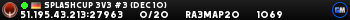 SplashCup 3v3 #3 (Dec 10) SplashCup 3v3 #3 (Dec 10)