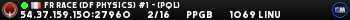 FR Race (DF Physics) #1 - (PQL) FR Race (DF Physics) #1 - (PQL)