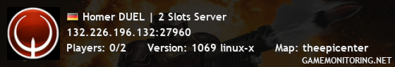 Homer DUEL | 2 Slots Server Homer DUEL | 2 Slots Server