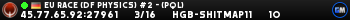 EU Race (DF Physics) #2 - (PQL) EU Race (DF Physics) #2 - (PQL)