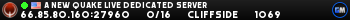 A New Quake Live Dedicated Server