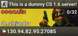 This is a dummy CS 1.6 server!