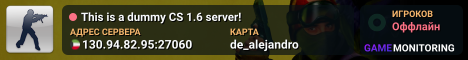 This is a dummy CS 1.6 server!