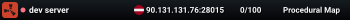 dev server