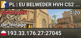 PL | EU BELWEDER HVH CS2 SPREAD | NO DT