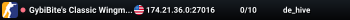 GybiBite's Classic Wingman server!