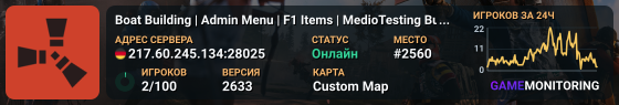 Boat Building | Admin Menu | F1 Items | MedioTesting Builds