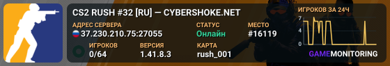 CS2 RUSH #32 [RU] — CYBERSHOKE.NET