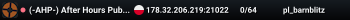 (-AHP-) After Hours Pub - Scrim