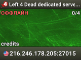 Left 4 Dead dedicated server