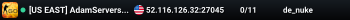 [US EAST] AdamServers 5v5 [64Tick] (RANKS) [!ws|!gloves|!knife|!agents|!music|!rtv|!refund|!loadout] #3