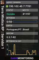 Terra Mistica RP | Servidor 1
