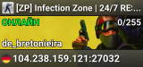 [ZP] Infection Zone | 24/7 RESPAWN