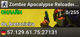 Zombie Apocalypse Reloaded [VIP+LVL]