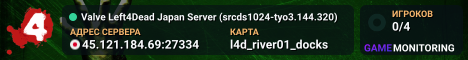 Valve Left4Dead Japan Server (srcds1024-tyo3.144.320)