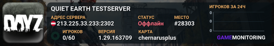 QUIET EARTH TESTSERVER