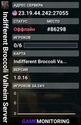 Indifferent Broccoli Valheim Server
