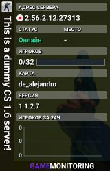 This is a dummy CS 1.6 server!