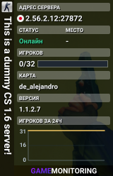 This is a dummy CS 1.6 server!