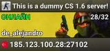 This is a dummy CS 1.6 server!