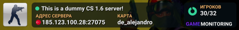 This is a dummy CS 1.6 server!
