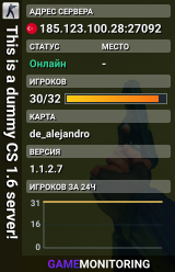 This is a dummy CS 1.6 server!