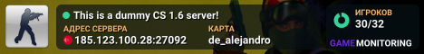 This is a dummy CS 1.6 server!