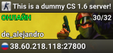 This is a dummy CS 1.6 server!