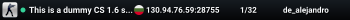This is a dummy CS 1.6 server!