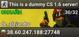 This is a dummy CS 1.6 server!
