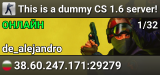 This is a dummy CS 1.6 server!