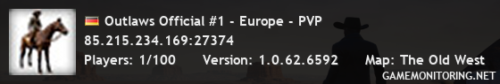 Outlaws Official #1 - Europe - PVP