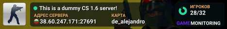 This is a dummy CS 1.6 server!