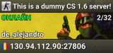 This is a dummy CS 1.6 server!