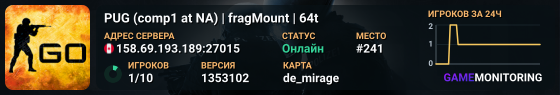 PUG (comp1 at NA) | fragMount | 64t