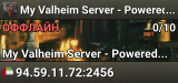 My Valheim Server - Powered by AMP