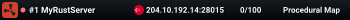 #1 MyRustServer