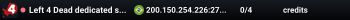 Left 4 Dead dedicated server