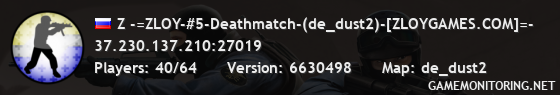 Z -=ZLOY-#5-Deathmatch-(de_dust2)-[ZLOYGAMES.COM]=-