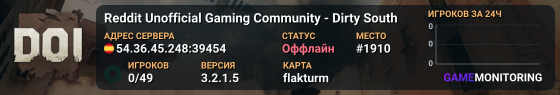Reddit Unofficial Gaming Community - Dirty South
